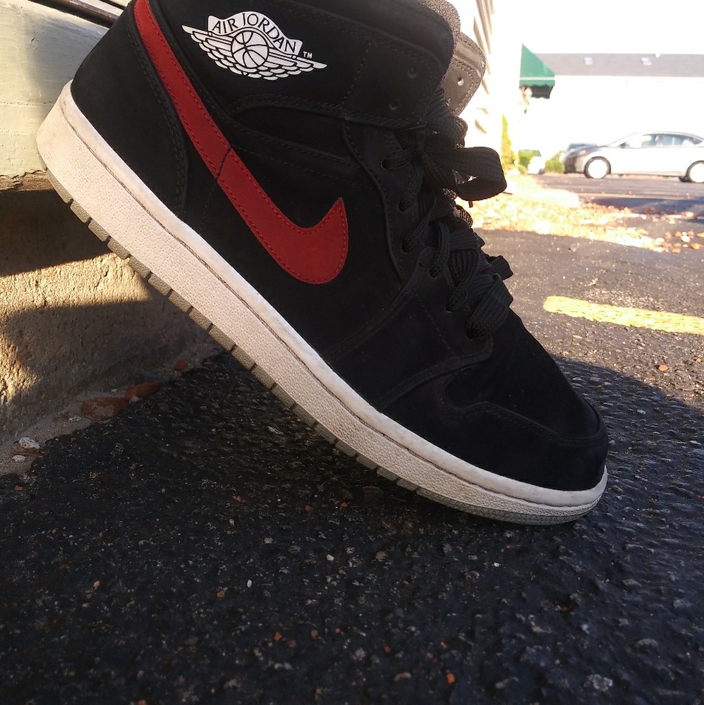 Air Jordan 1 mid 'Multicolor swoosh black'